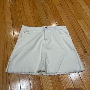 DL1961 White Denim Girls Skirt Size 14